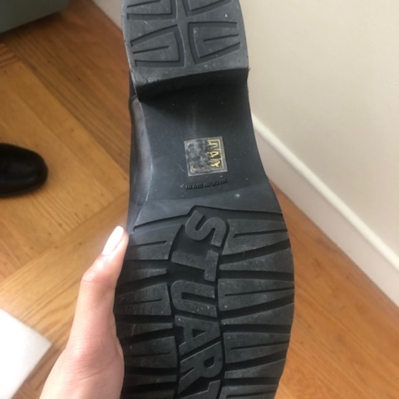 5050 Stuart Weitzman black leather boots - Picture 5 of 7